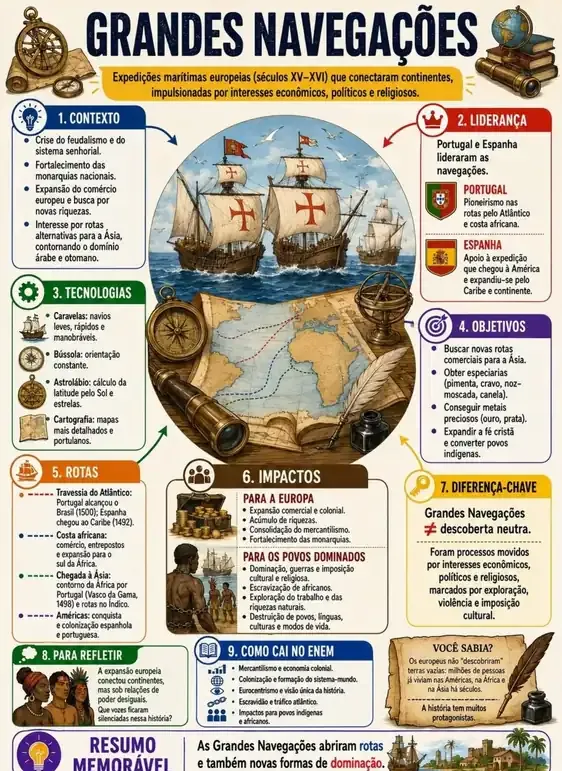 Grandes Navegações - ENEM