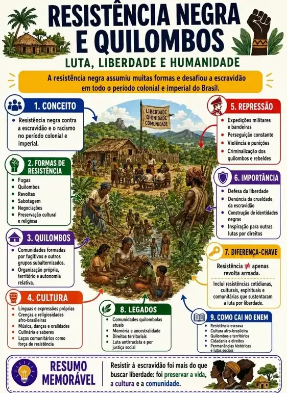 Resistência Negra e Quilombos - ENEM