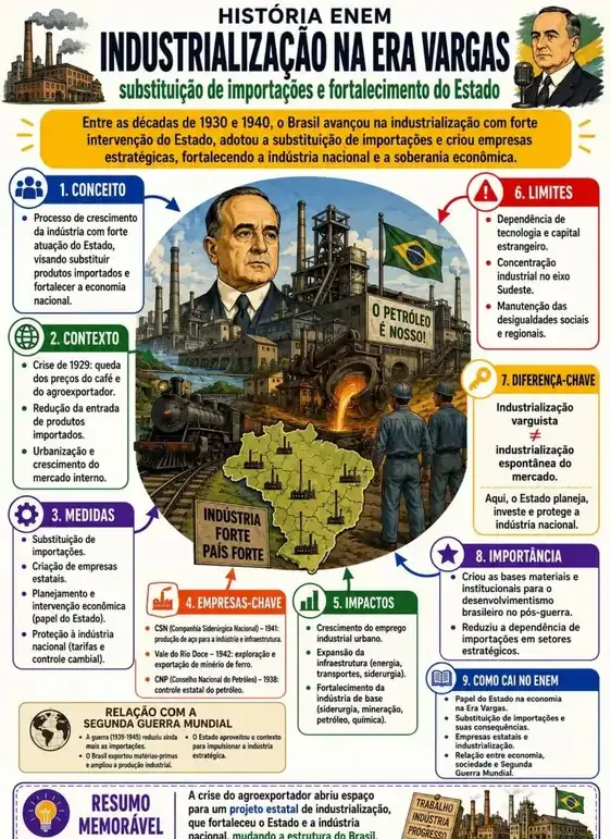 Industrialização na Era Vargas - ENEM